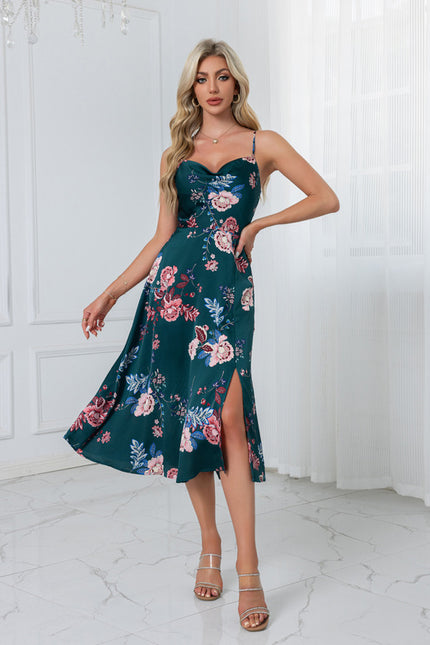 Robe Trapèze Fleur De Pêche - gallery 7