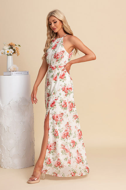 Robe Trapèze Fleurie Élégante - gallery 2