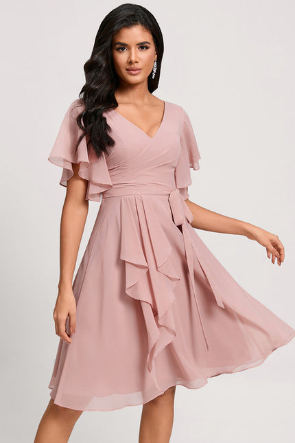 Robe Trapèze Émeraude Volante - gallery 2