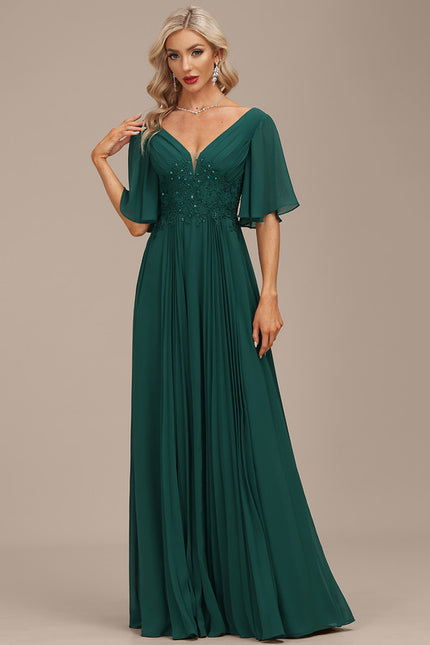 Robe Trapèze Émeraude Envoûtante - gallery 6