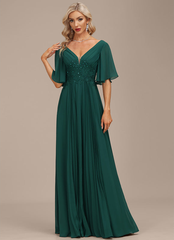 Robe Trapèze Émeraude Envoûtante - gallery 6