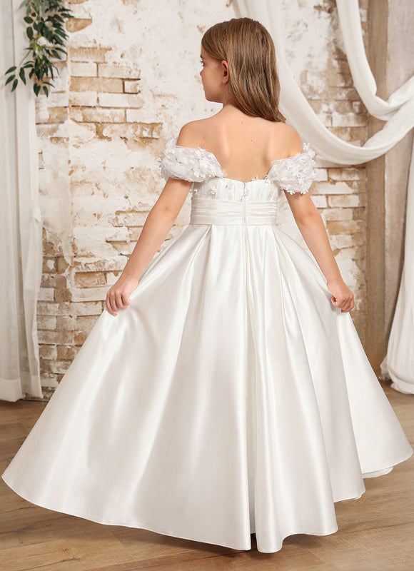 Robe Trapèze Enchantement Écrue - gallery 4