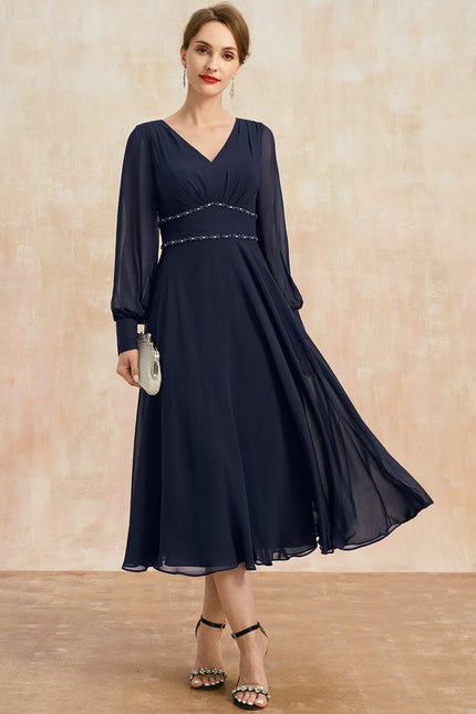 Robe Trapèze Éclat De Vague