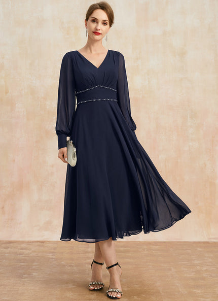 Robe Trapèze Éclat De Vague