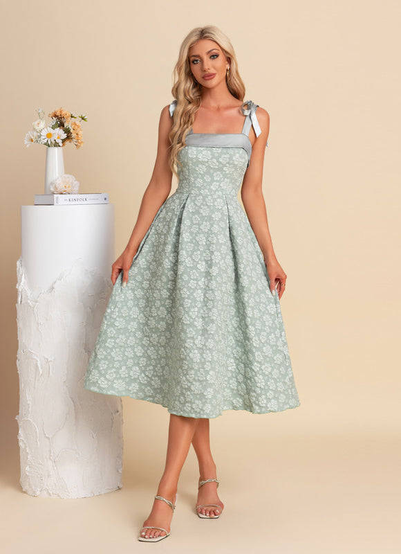 Robe Trapèze Sereine Mint - gallery 6