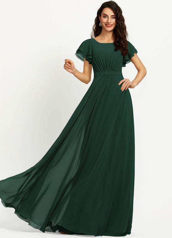 Robe Trapèze Élégance Aquatique - gallery 4