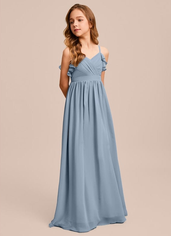 Robe Trapèze Vert Doux Éclat - gallery 1