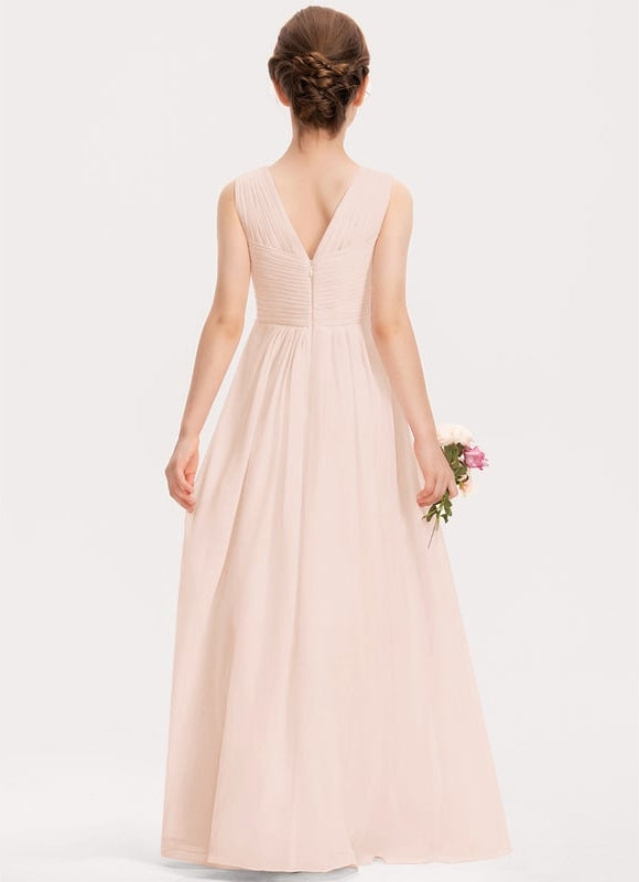 Robe Trapèze Vert Doux Éclat - gallery 1