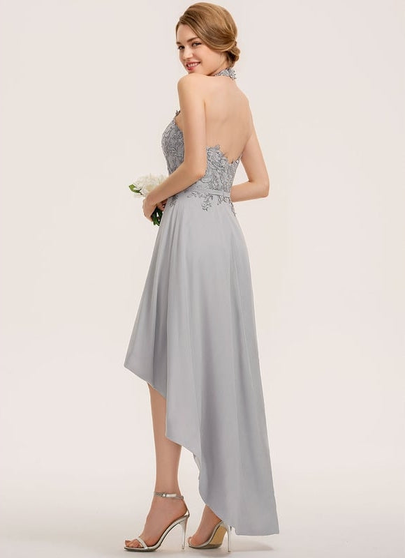Robe Trapèze Sérénité Dentelle Céleste - gallery 3