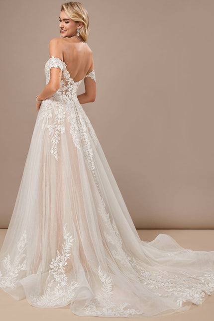 Robe Trapèze Étoile Florale - gallery 4