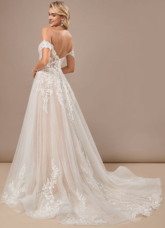 Robe Trapèze Étoile Florale - gallery 4