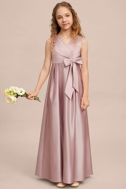 Robe Trapèze Satinée Rose