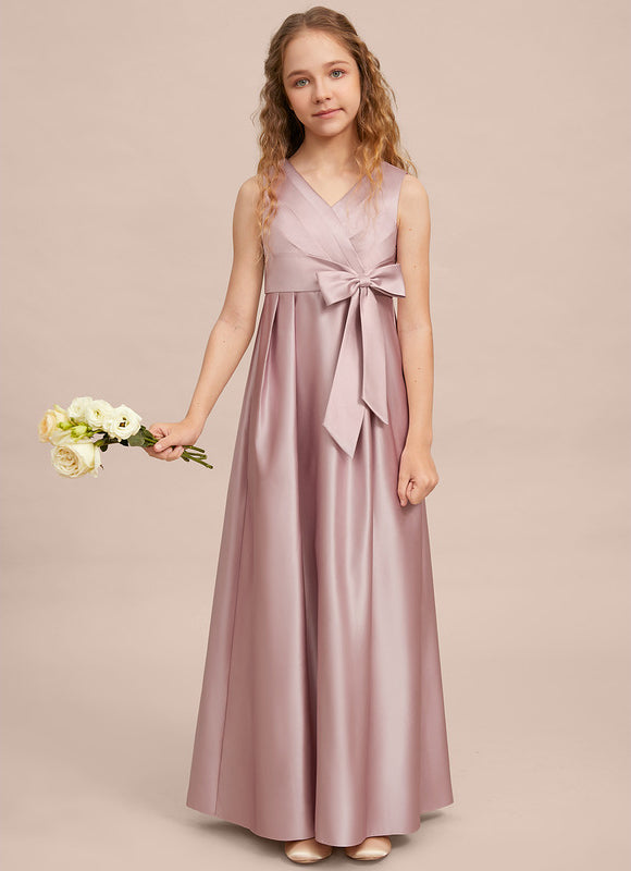 Robe Trapèze Satinée Rose
