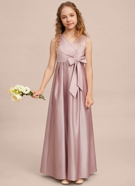 Robe Trapèze Satinée Rose