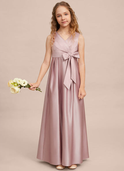 Robe Trapèze Satinée Rose