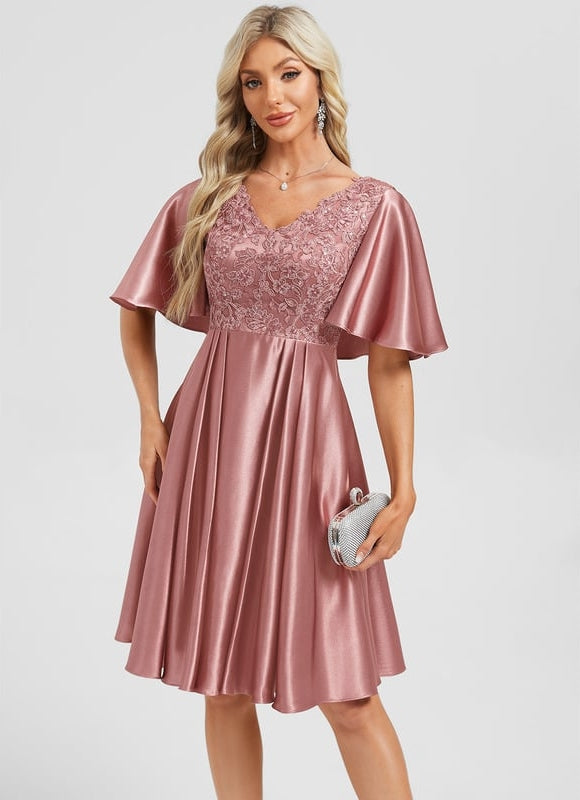 Robe Trapeze Longueur Genoux - gallery 3