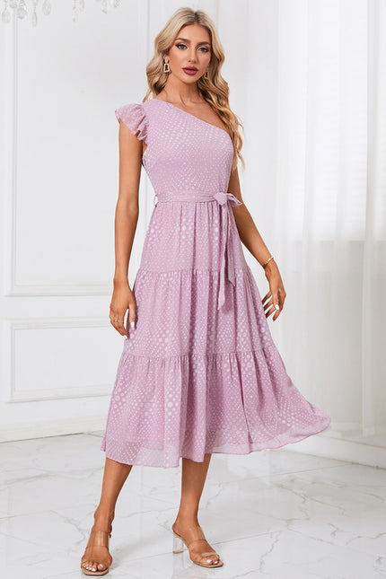 Robe Trapèze Chic Asymétrique - gallery 3