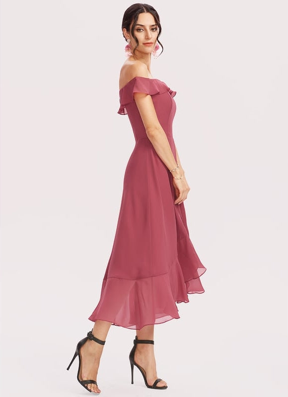 Robe Trapèze Mousseline Nuit - gallery 3