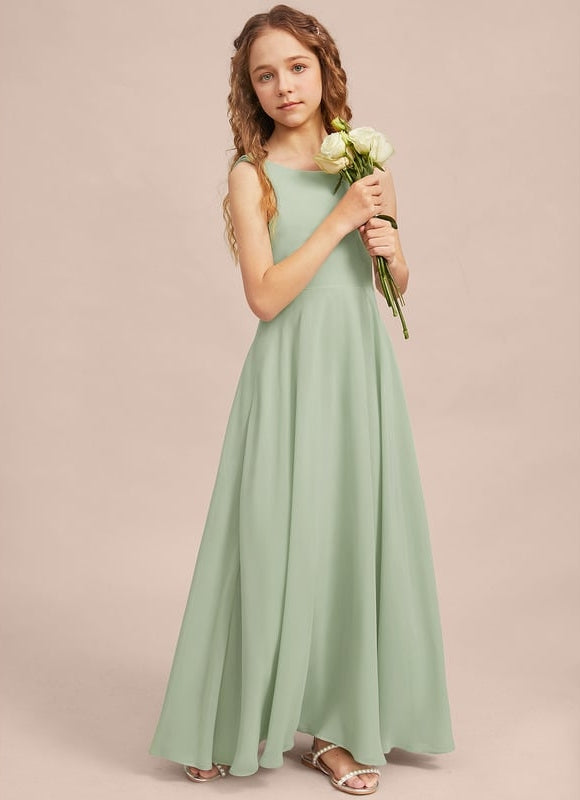 Robe Trapèze Bleu Doux Éclat - gallery 2