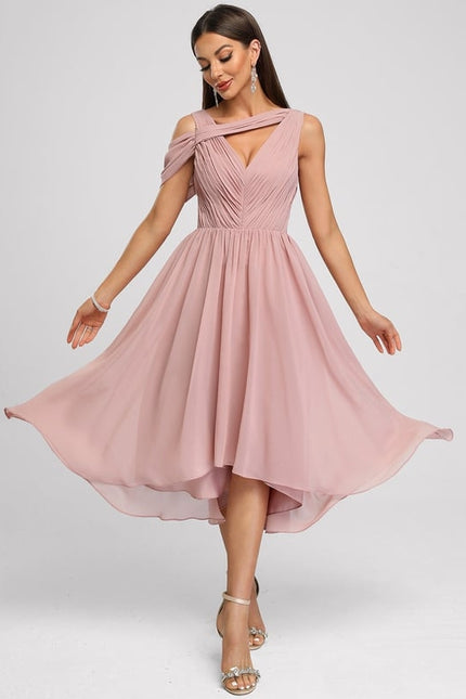 Robe Trapèze Plissée Émeraude
