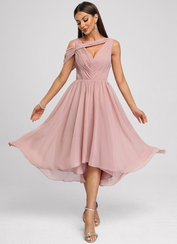 Robe Trapèze Plissée Émeraude