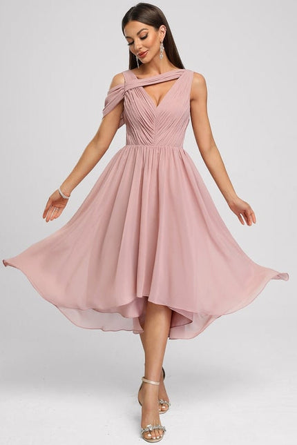 Robe Trapèze Plissée Émeraude