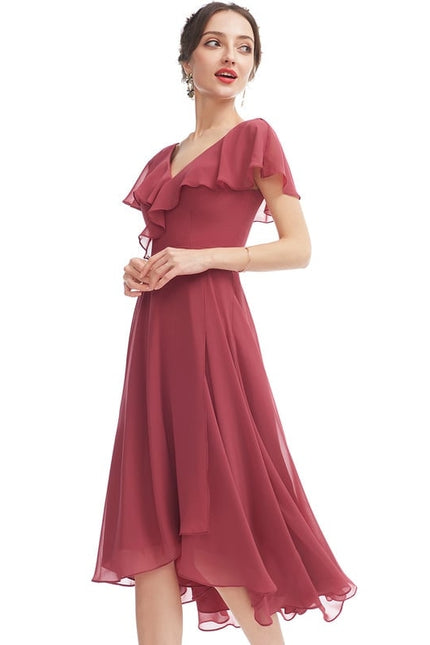 Robe Trapèze Flottante Verte - gallery 1