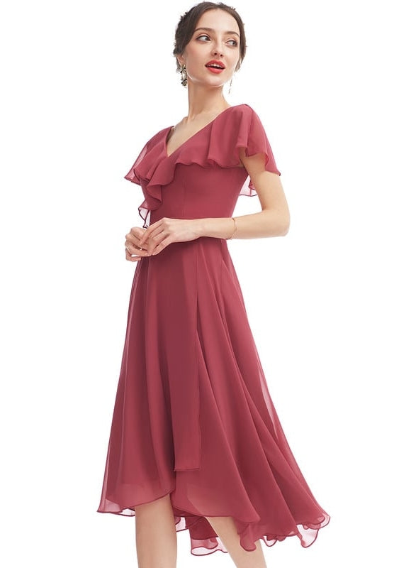 Robe Trapèze Fluide Asymétrique - gallery 1