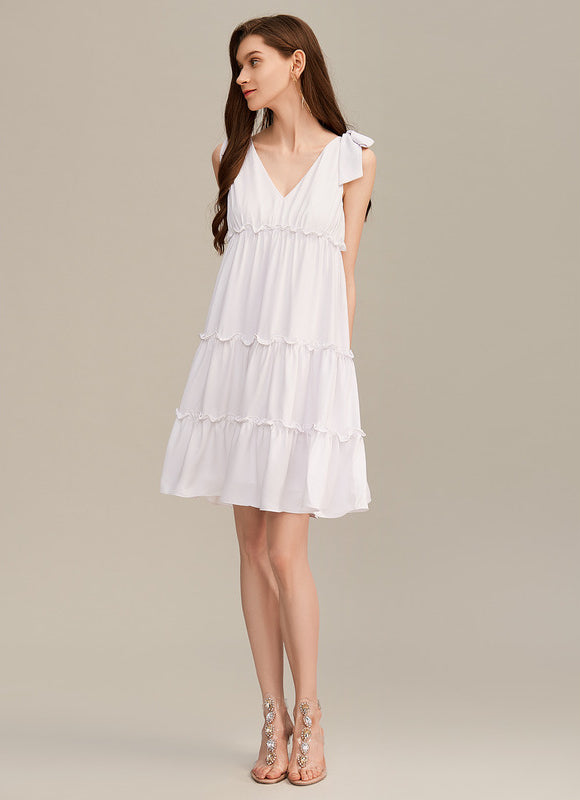 Robe Trapèze Verte Chic - gallery 2