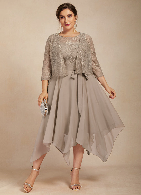 Robe Trapèze Mi-Longue Cérémonie - gallery 6