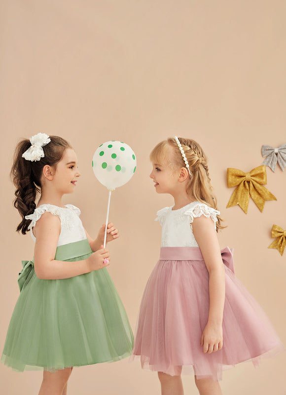 Robe Trapèze Élégance Rosée Enchantée - gallery 9