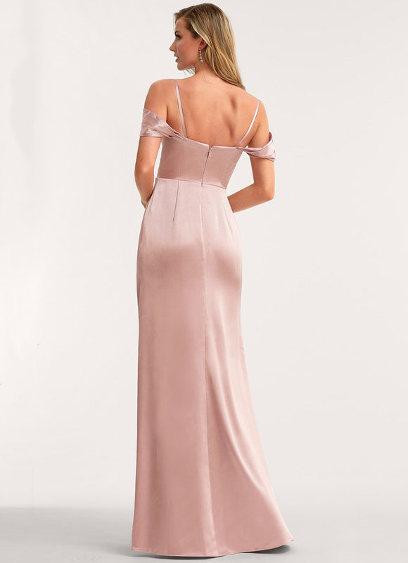 Robe Trapèze Satinée Cascade - gallery 4
