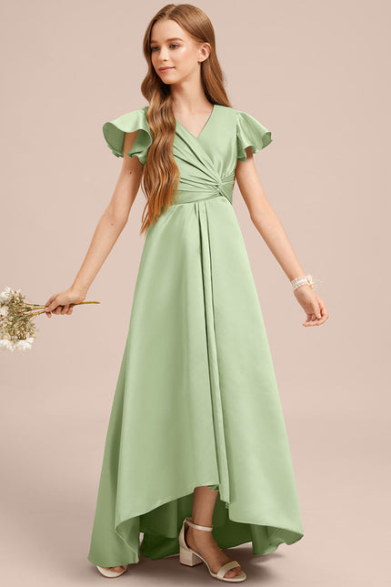 Robe Trapèze Satin Marine Chic - gallery 4