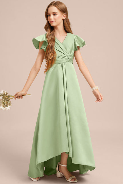 Robe Trapèze Satin Marine Chic - gallery 4