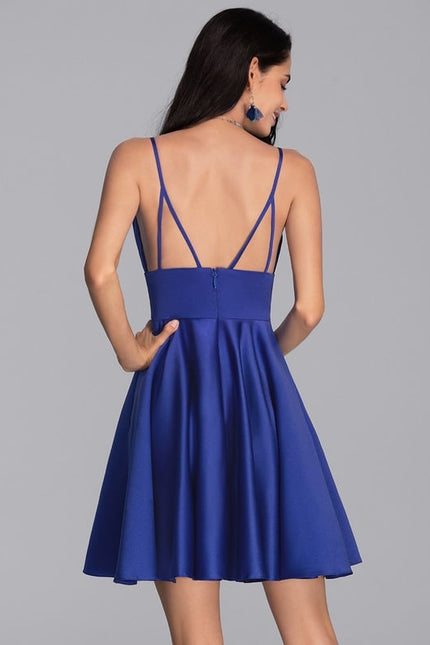 Robe Trapèze Satinée Moderne - gallery 4