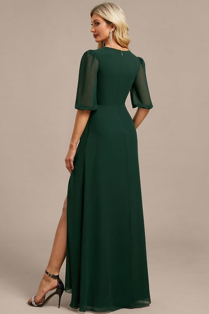 Robe Trapèze Élégante Mousseline - gallery 6