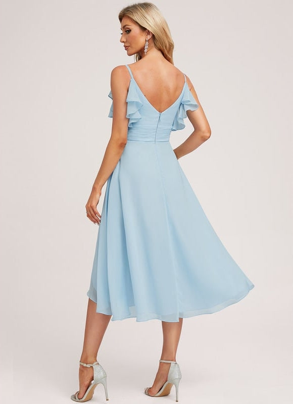 Robe Trapèze Fluide Asymétrique - gallery 1