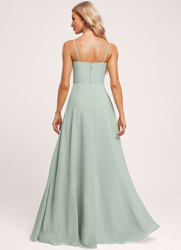Robe Trapèze Flottante Aqua - gallery 1