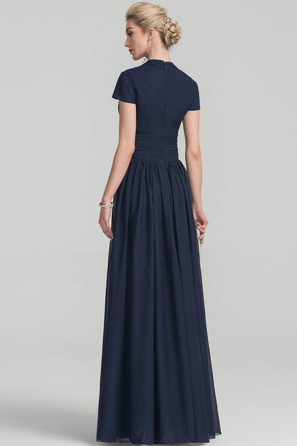 Robe Trapèze Élégante Mousseline - gallery 3
