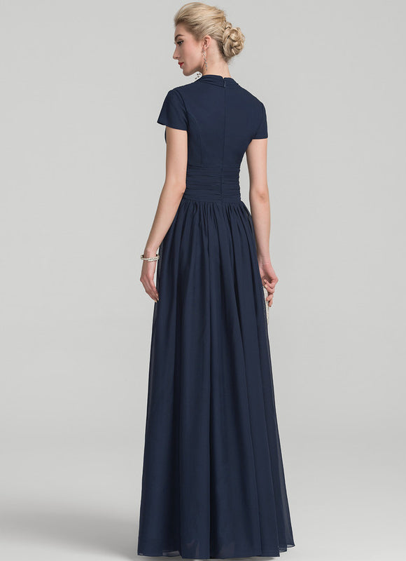 Robe Trapèze Élégante Mousseline - gallery 3