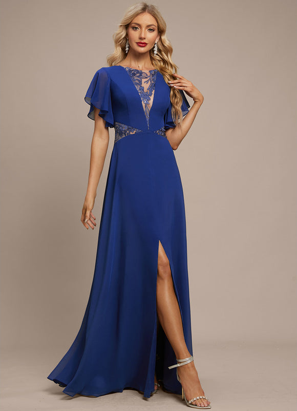 Robe Trapèze Éclat Azurien - gallery 1