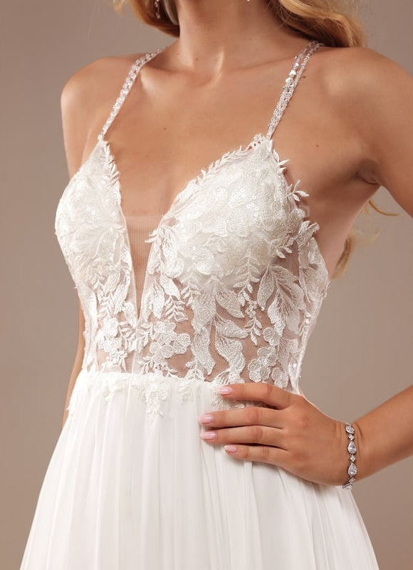 Robe Trapèze Élégance Perleuse - gallery 3