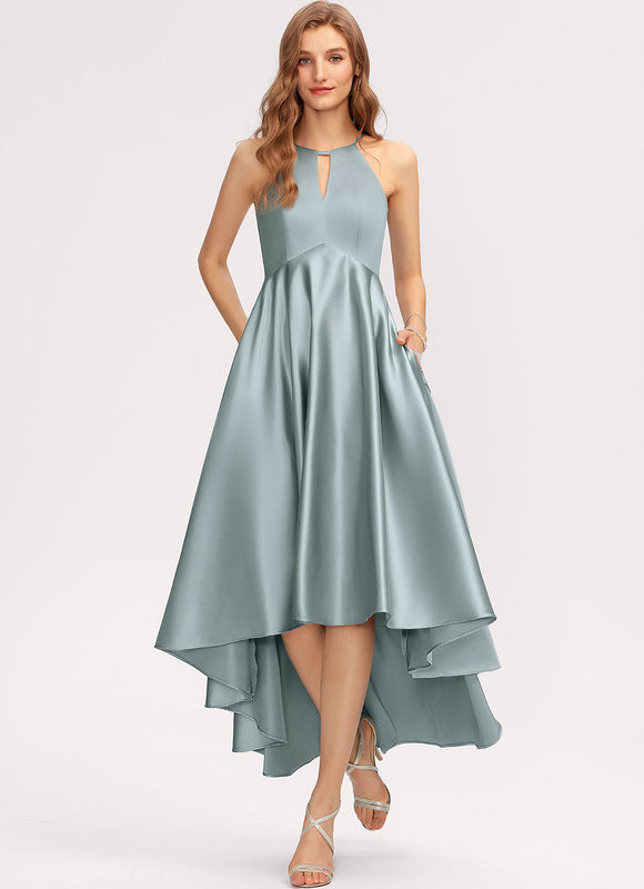 Robe Trapèze Satin Éclat Couture - gallery 2