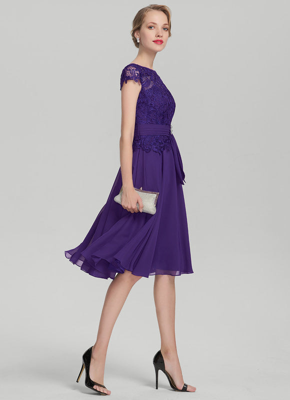 Robe Trapèze Harmonie Écarlate - gallery 2