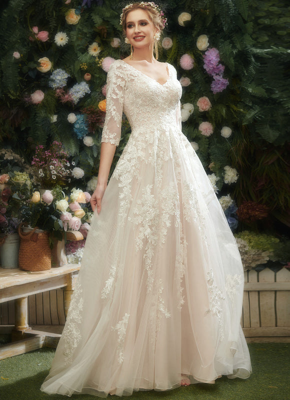 Robe Trapèze Rêve Tulle Élyséen - gallery 1