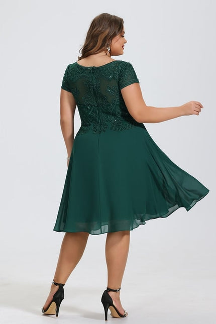 Robe Trapèze Éclat Argenté - gallery 6