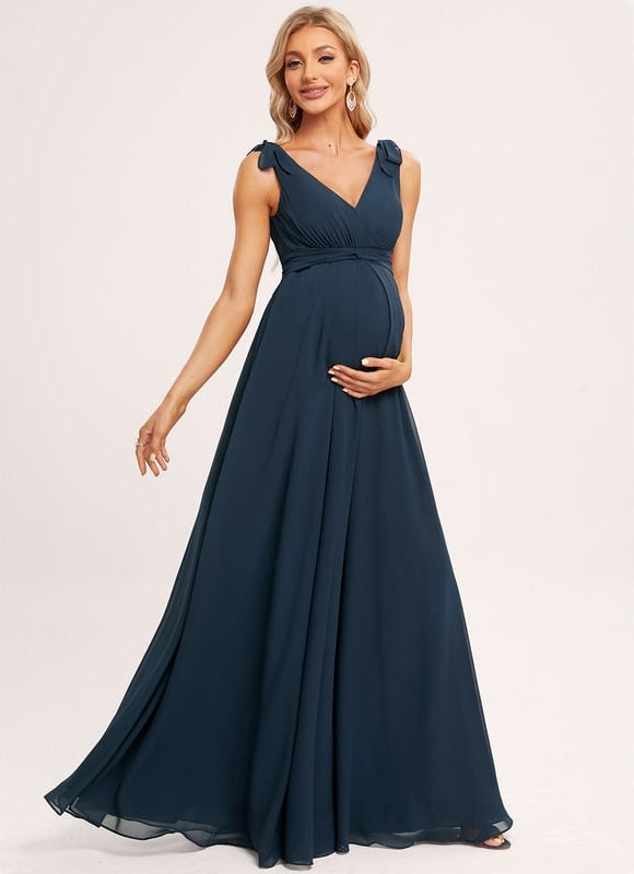Robe Trapèze Maternité Élégante
