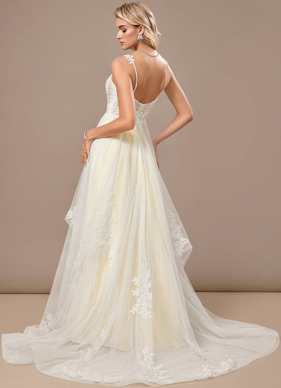 Robe Trapèze Élégance Tulle Crème - gallery 5