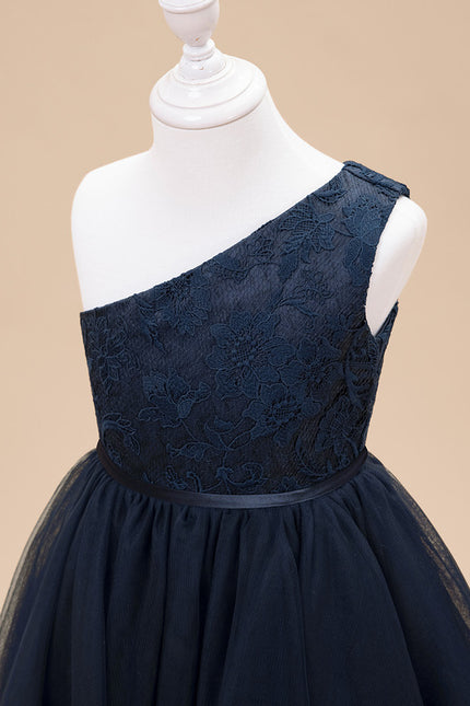 Robe Trapèze Tulle Asymétrique - gallery 6