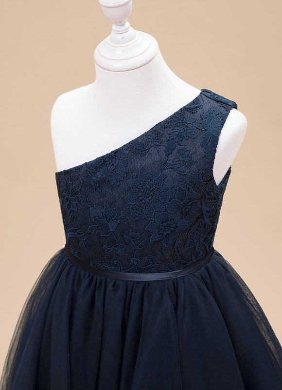 Robe Trapèze Tulle Asymétrique - gallery 6